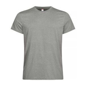Clique Mens Basic Active T-Shirt / Grey Melange